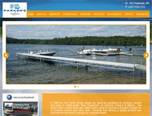 Tablet Screenshot of parkersboathouse.com